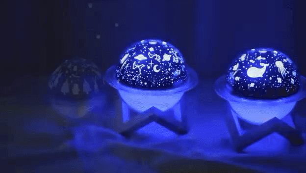 Humidificador Aromático Planetario 3D con Luz Relajante